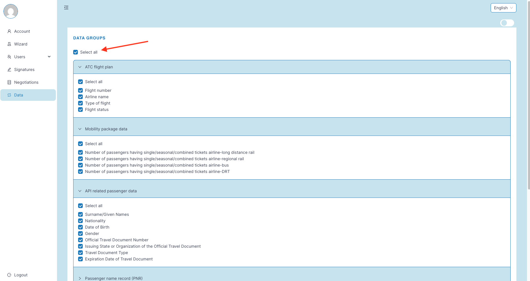 Select all fields for maximum discovery